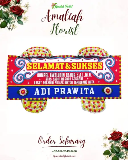 Papan Bunga Ucapan Selamat Sruwohdukuh